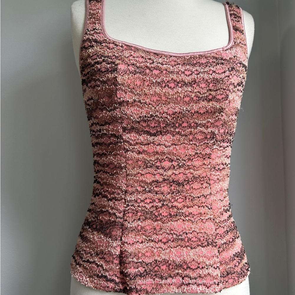Vintage Papillon Blanc Tank Top